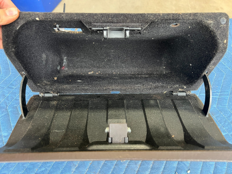 1983-1985 Porsche 944 Dashboard Dash Brown Glove Box Compartment OEM #2420EM