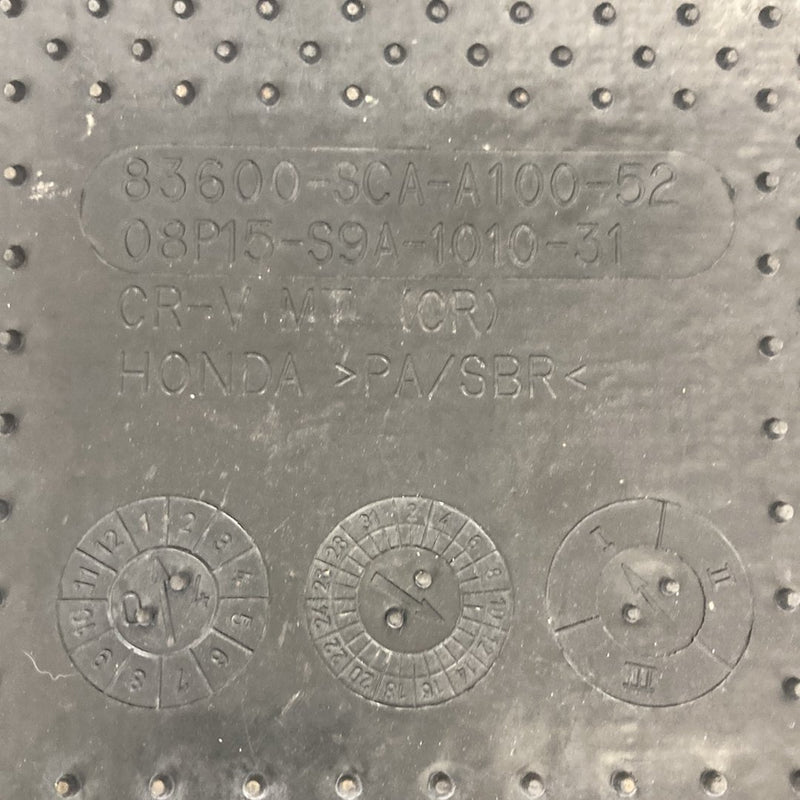 2002-2004 Honda CR-V RD2 Floor Mat Set Front Rear OEM #5103M