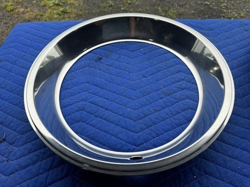 1969 Chevy Camaro Z28 NOS Chrome Trim Ring Set Of 4 9796696 OEM GM #3571E