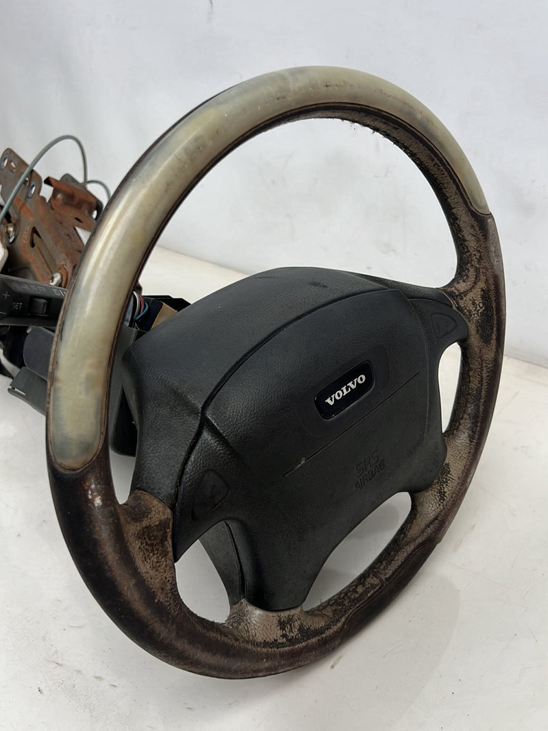 1998-2000 Volvo V70 Steering Wheel Column w/ Ignition, Key & Stalks OEM #6055EM