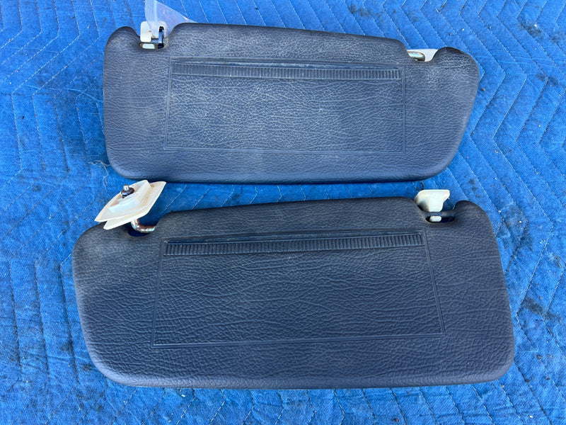 1986-1993 Volvo 240 244 245 Right & Left Sun Visor Shade Pair White OEM #4367EM