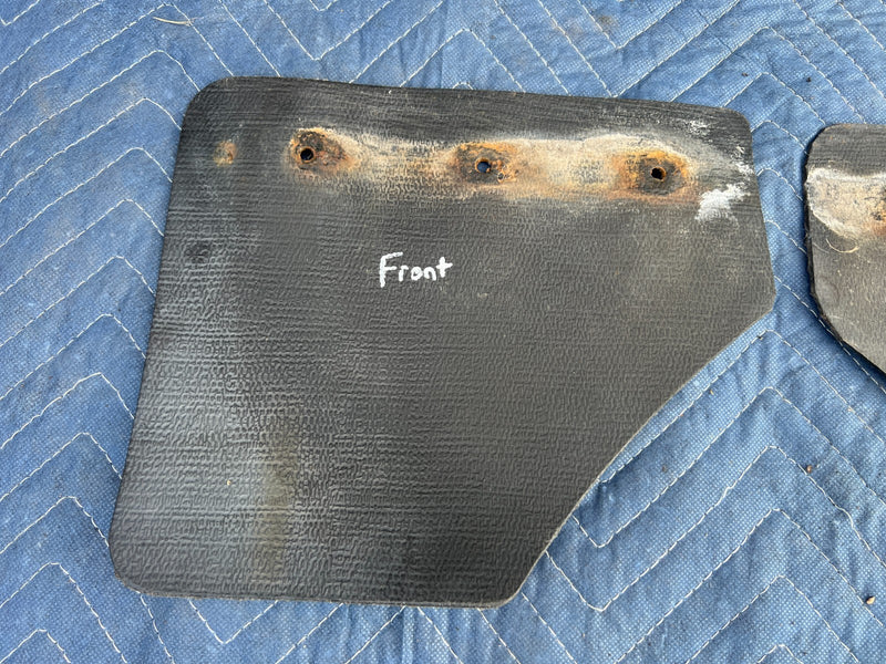 1967-1974 Volvo 140 142 144 145 Front Right & Left Mud Flap Pair OEM #4888EM