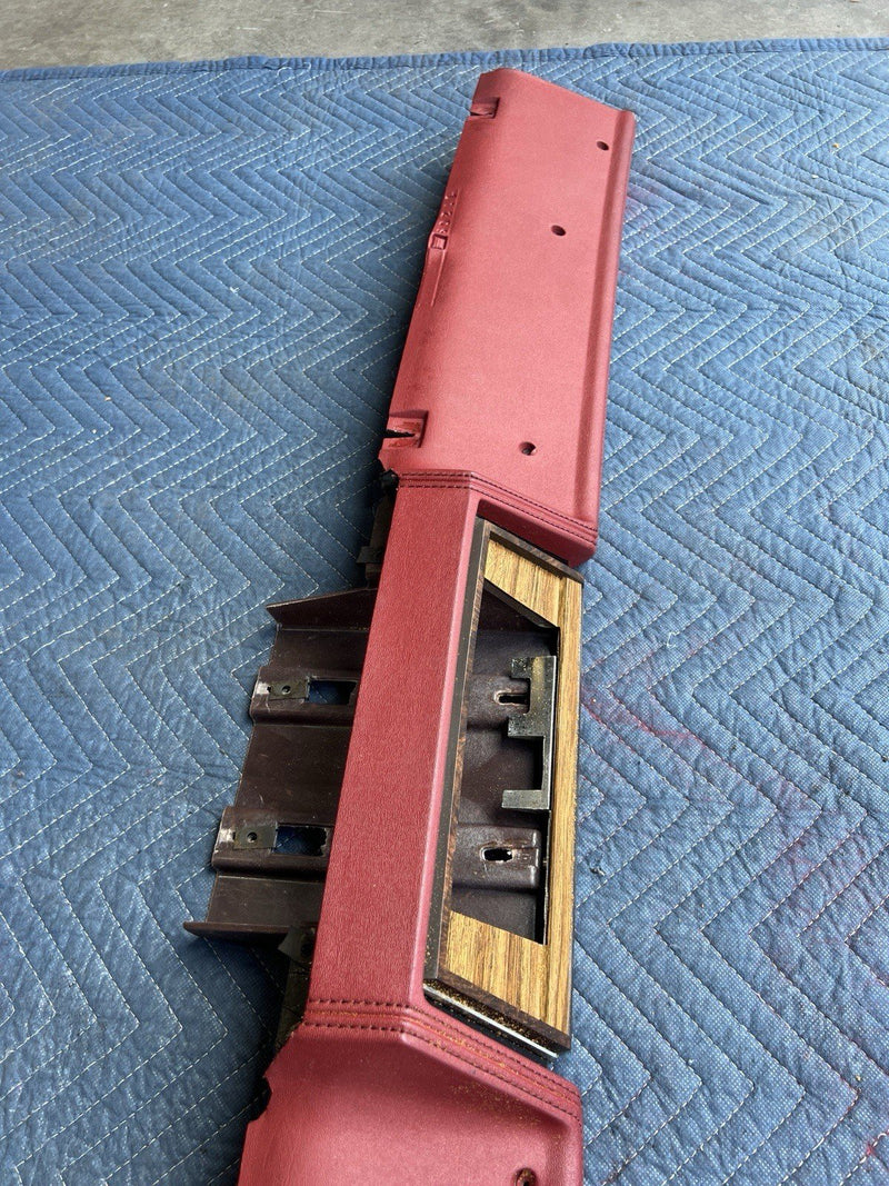 1980-1985 Cadillac Seville Dash Board Lower Panel Red 1617435 OEM #3411M