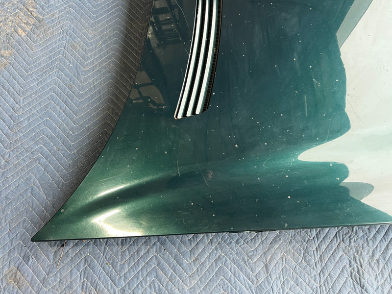 1998-2003 Mercedes W210 E320 Hood Panel Engine Bonnet w/ Grille Green OE #4741EM