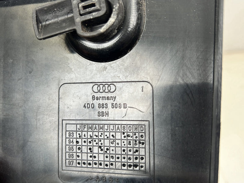 1996-2003 Audi S8 D2 A8 Trunk Fuse Box Cover Lid Trim Panel 4D0863508 OE #6485EM