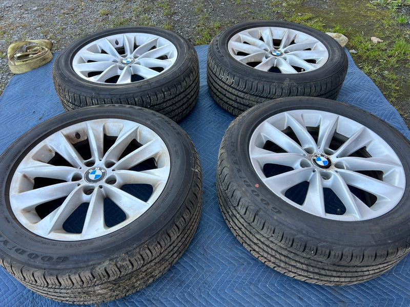 2011-2017 BMW X3 F25 Alloy 18"x8" Wheel Rim 10 Spoke & Tire Set of 4 OEM #2205EM