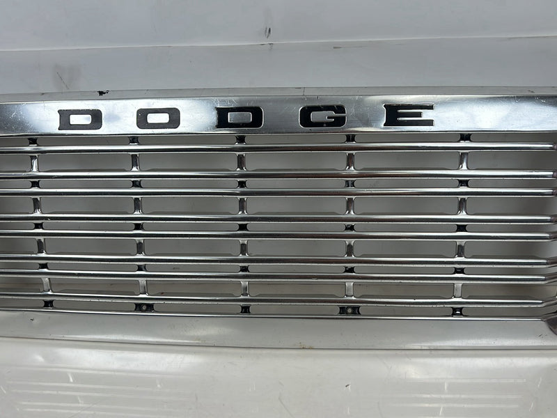 1977-1978 Dodge Truck Tin Front Grille D150 Pickup Aluminum Trim OEM ##6061EM