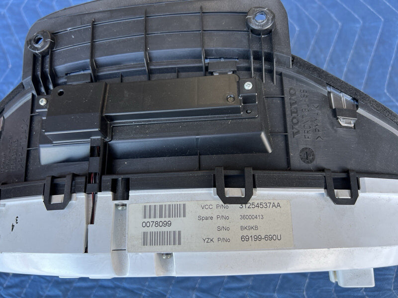 2008-2010 Volvo XC70 S80 V70 Gauge Instrument Cluster 31254537AA OEM #4352E