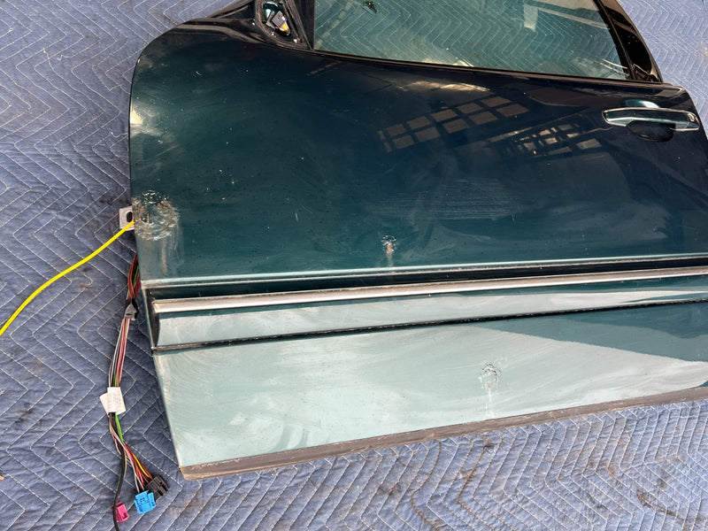 1998-2003 Mercedes W210 E320 Front Driver Left Door Assembly Green OEM #4730EM