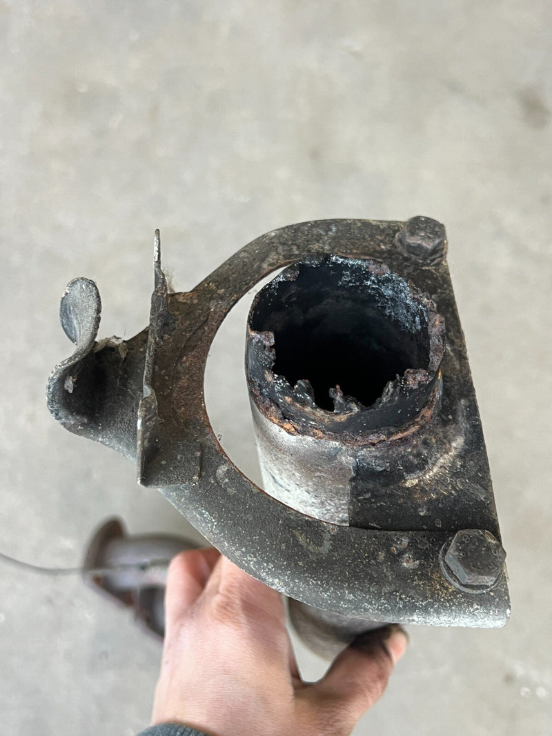 1983-1985 Porsche 944 Exhaust Down Pipe Header w/ O2 Sensor Assembly OEM #2468EM