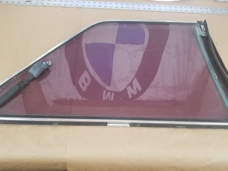 1984-93 BMW E30 318i 325i Rear Driver Left Window w/ Glass 2 Door OEM #496CN