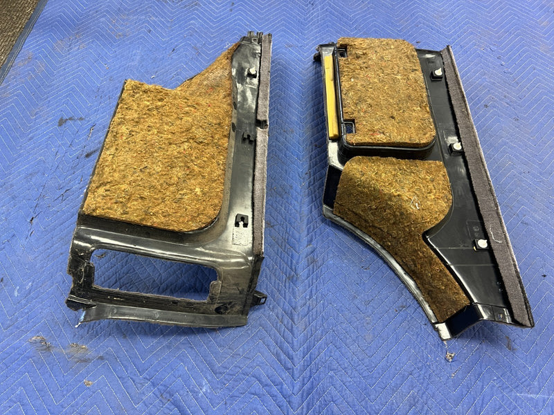 1992-1995 Volvo 940 740 Wagon Only Rear Carpet Side Panel Set Gray OEM #3198EM