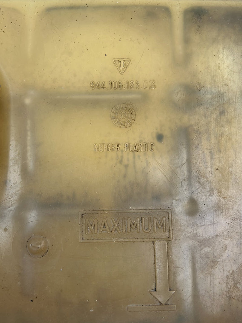1983-1985 Porsche 944 Coolant Overflow Reservoir Expansion Tank OEM #5668EM