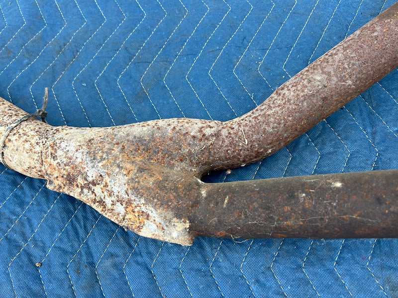 1975-1980 Volvo 244 240 Exhaust Manifold Pair &amp; Down Pipe Diesel OEM #5418EM