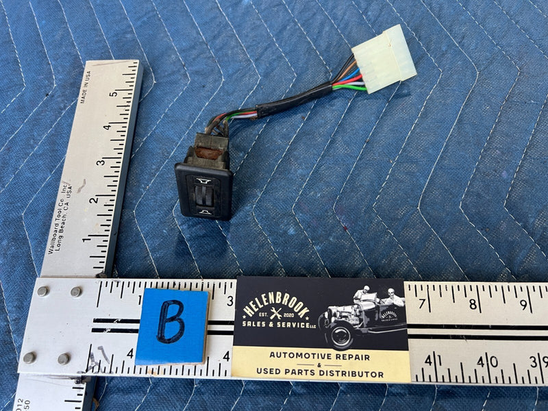 1983-1985 Porsche 944 Dash Speaker Fader Button Switch Control OEM #2431EM
