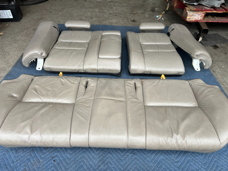 2002-2006 Toyota Camry Complete Rear Seat Assembly Beige Leather OEM #5007EM