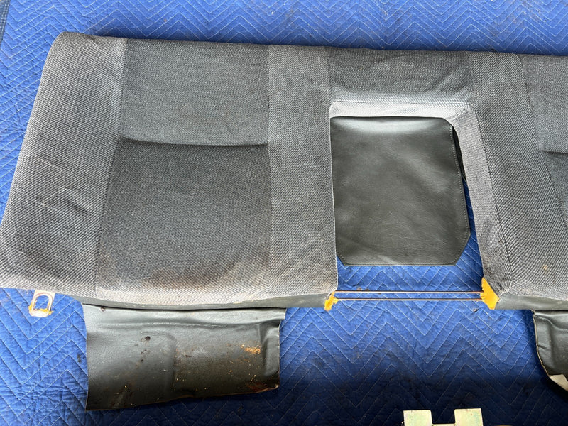 1989-1995 Volvo 740 940 Sedan Rear Cloth Bench Seat Gray 3525078 OEM #3645EM