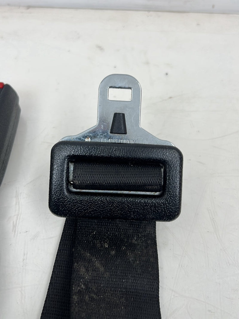 1984-1993 BMW 318i E30 Coupe Rear Seat Belt Retractor Set Black OEM #6737EM