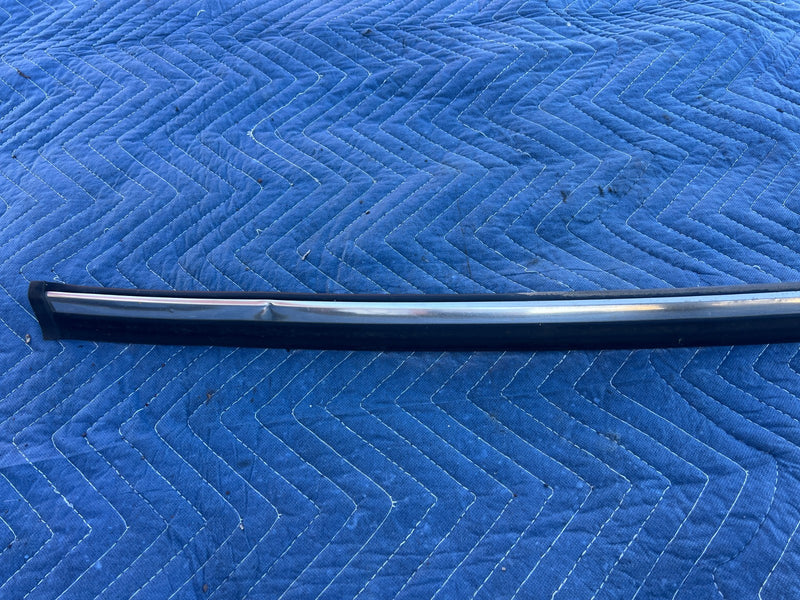 1986-1993 Volvo 240 244 *Sedan Only* Rear Bumper Trim Black & Chrome OEM #4275EM