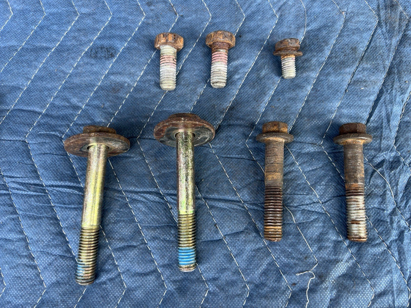 1998-2003 Jaguar XJR XJ8 X308 Rear Subframe Bolt Set Hardware OEM #4729E