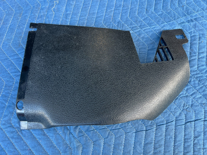 1986-1993 Volvo 240 244 Lower Dash Right & Left Kick Panel Trim Black OE #4183EM