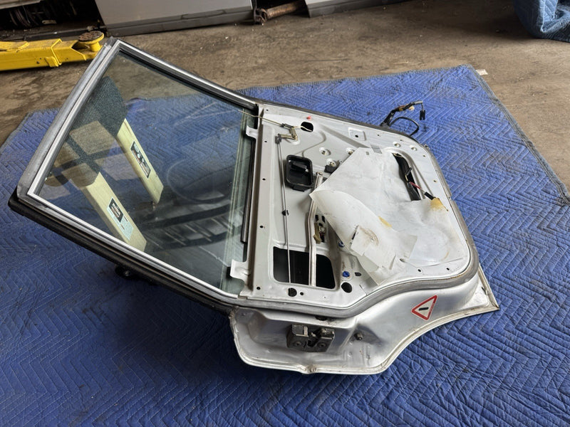 1986-1993 Volvo 240 244 Sedan Driver Left Rear Door Silver Metallic OEM #4858E
