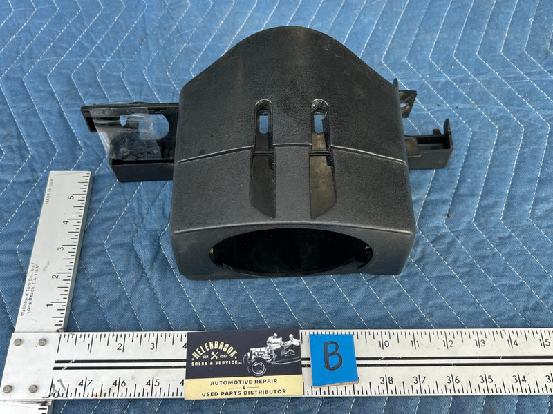 1986-1993 Volvo 240 244 Sedan Steering Column Surround Trim Black OEM #4190EM