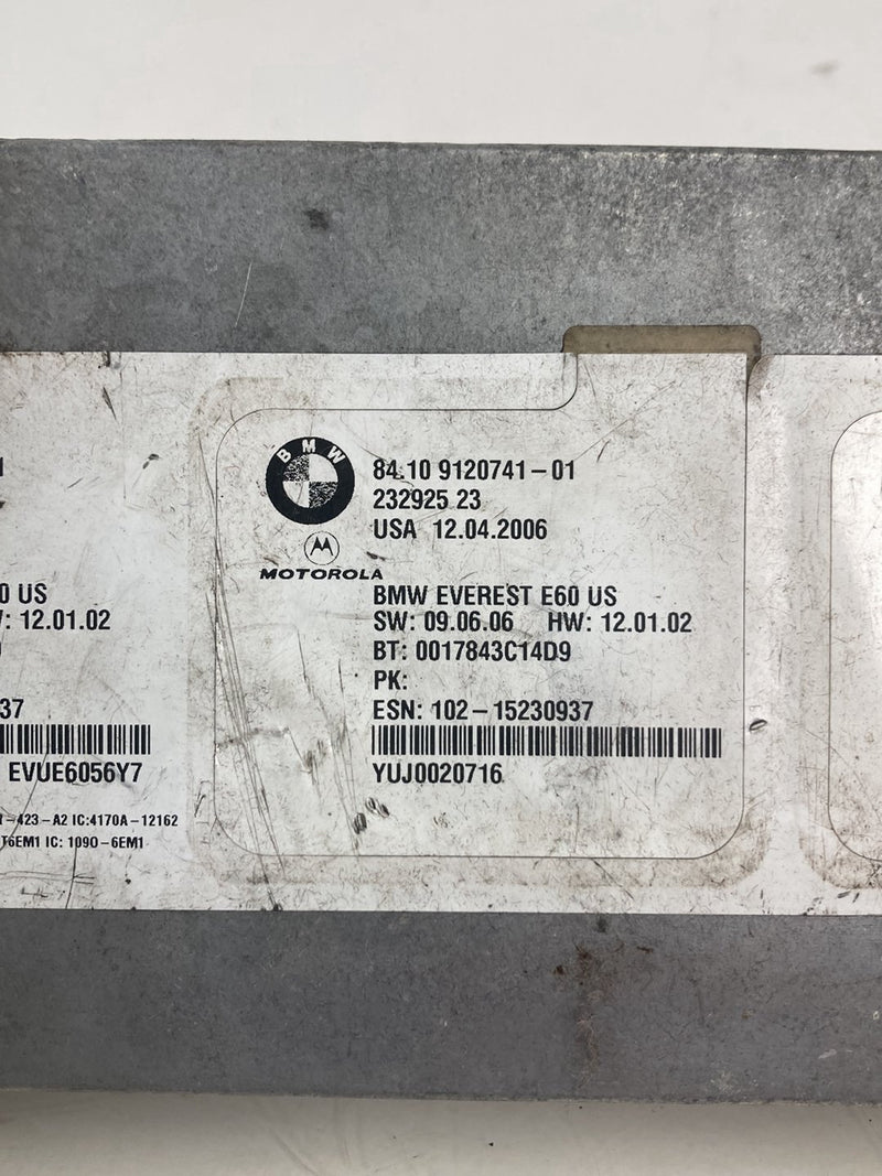 2003-2007 BMW 545i E60 Bluetooth Module Computer Telematics 9120741 OEM #4929M