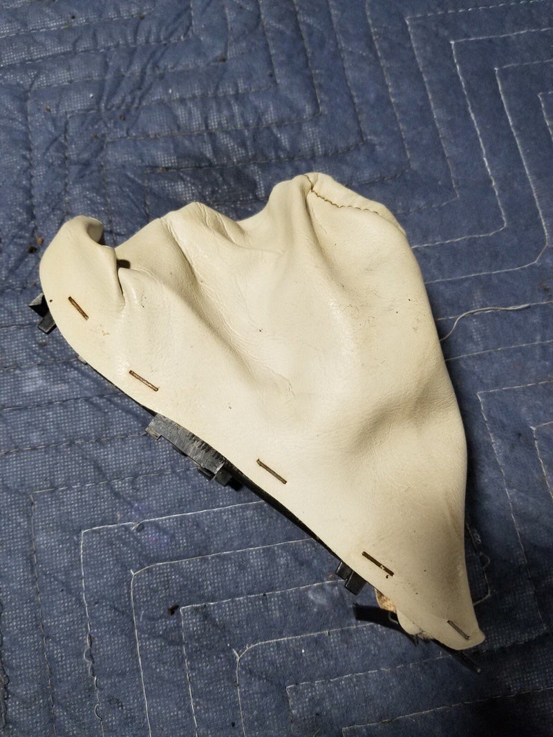 2002-2008 Jaguar X-Type 2.5L X400 Parking E Brake Leather Boot Ivory OEM #1948E