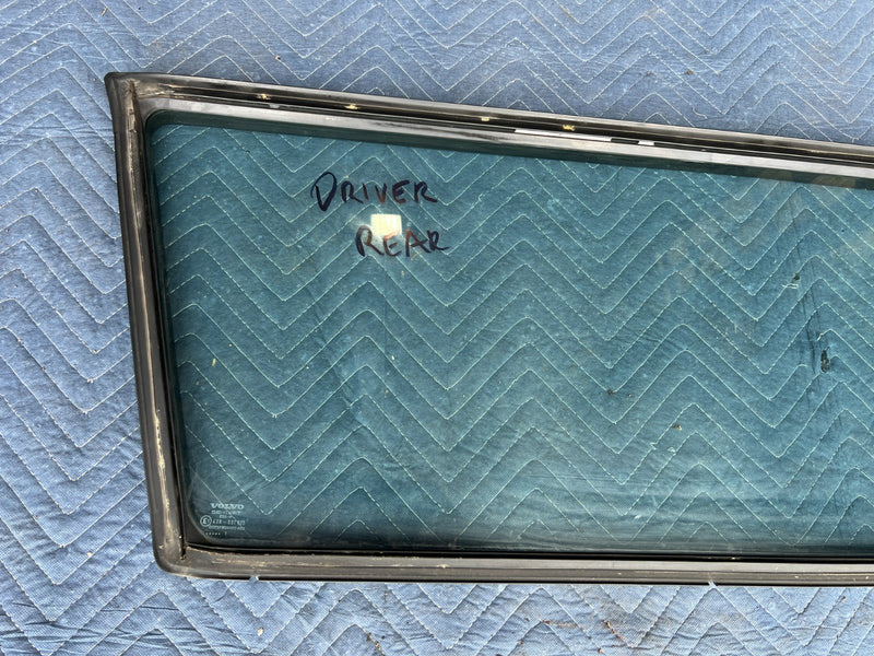 1986-1993 Volvo 240 245 Wagon Driver Left Rear Window w/ Gasket OEM #4138EM