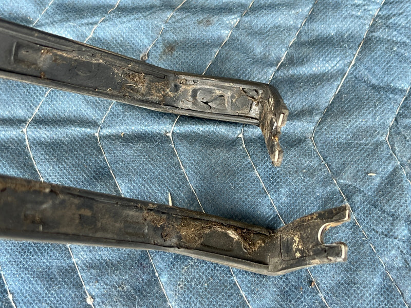 1989-1995 Volvo 740 940 Sedan Only Rear C Pillar Exterior Trim Pair OEM #3745EM