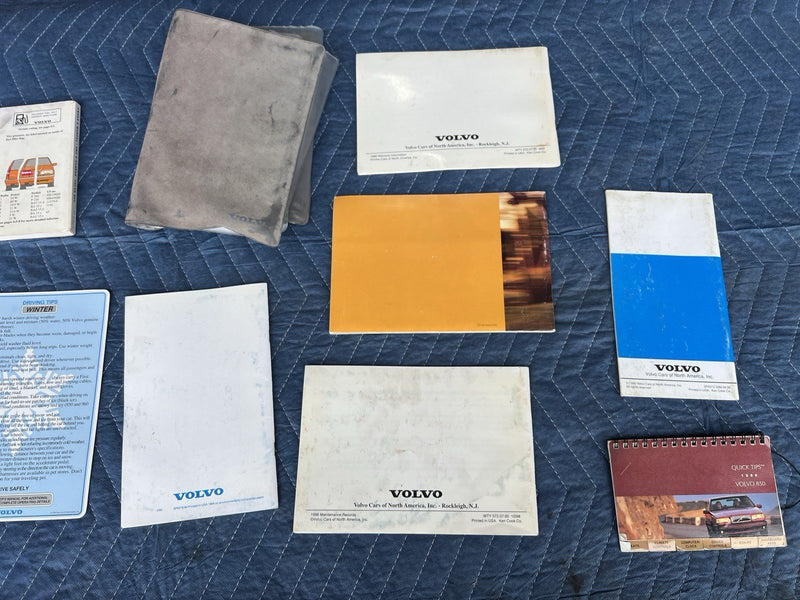 1996 Volvo 850 P80 Owners & Operators Manual Book Set OEM #4464E