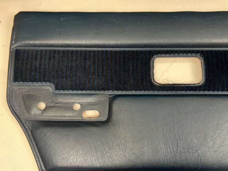 1975-1980 Volvo 244 240 Door Card Trim Panel Blue Set of 4 OEM #5303EM