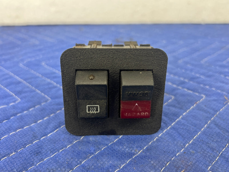 1983-1985 Porsche 944 Dash Hazard Light Defrost Button Switch Control OE #1803EM
