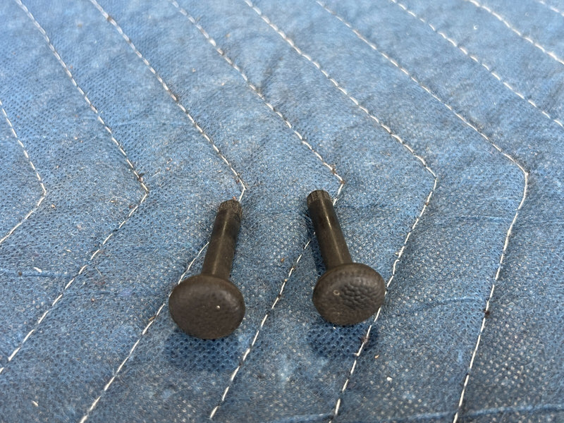 1983-1985 Porsche 944 Left & Right Door Lock Thumb Stud Screw Pair OEM #2433EM