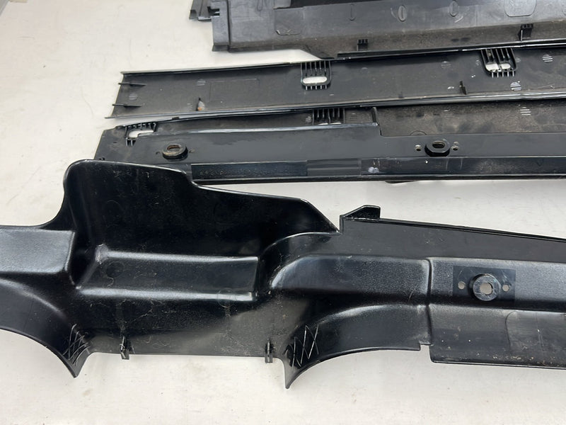 1990-1992 Volvo 740 745 940 Wagon Door Sill Headliner Trim Set Black OEM #6004EM