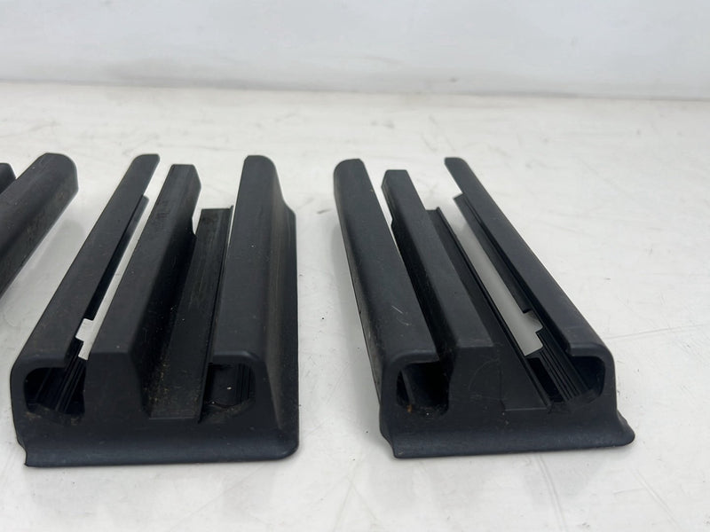 1996-2003 Audi S8 D2 A8 Right & Left Seat Track Trim Cover Set Black OEM #6442EM