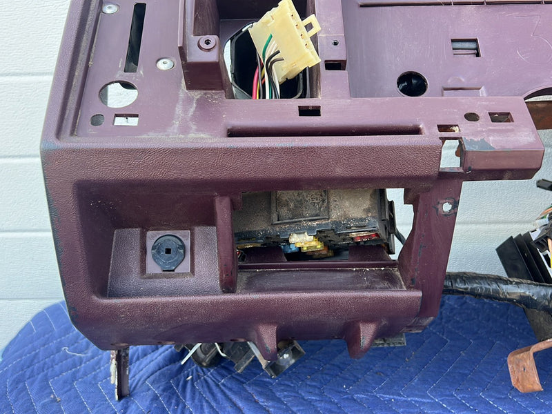 1988-1994 Chevrolet Silverado GMC Sierra Dash Dashboard Panel Maroon OEM #5491EM