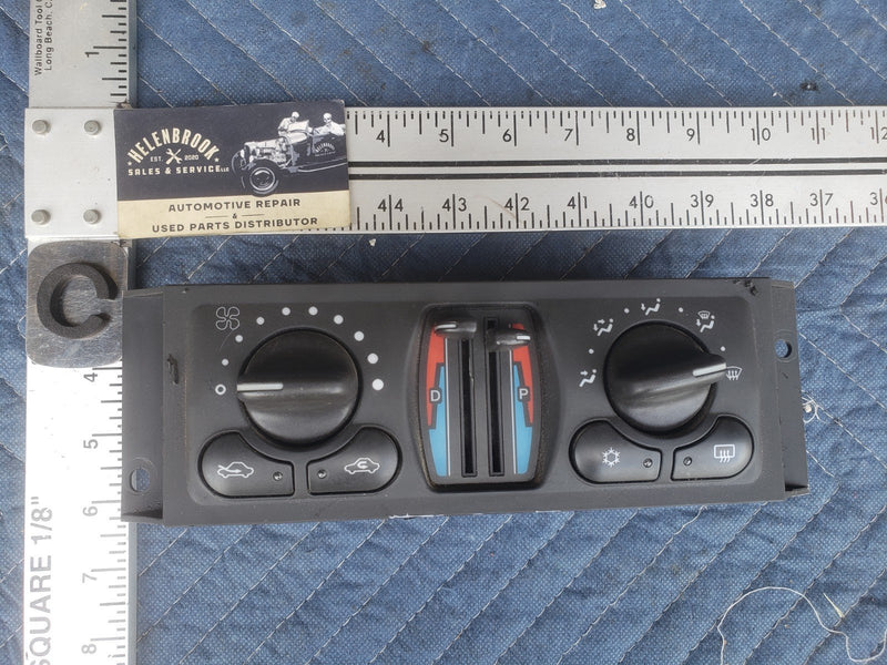 2000-2005 Chevy Impala HVAC Heat AC Climate Control Switch Panel OEM #2156CN