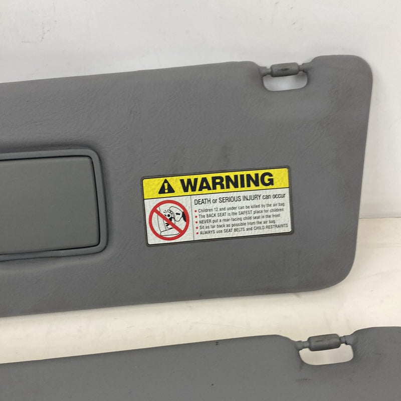 2002-2004 Honda CR-V RD2 Sun Visor Pair Gray Left Right OEM #5081M