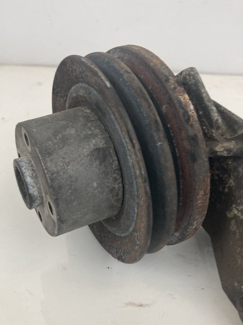 1975-1980 Volvo 244 Idler Pulley 2 V Groove Diesel VW D24 W/ Bracket OEM #4292M