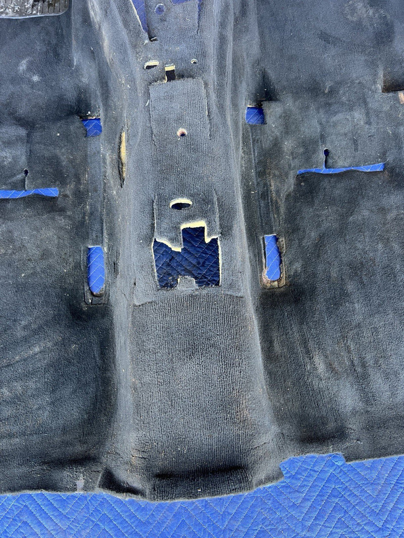 1998-2003 Jaguar XJR XJ8 X308 Sedan Molded Carpet Set Black Front & Rear #4673E
