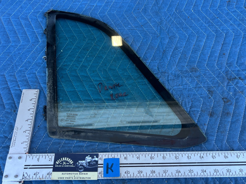 1986-1993 Volvo 240 244 *Sedan Only* Rear Driver Quarter Window Glass OE #4265EM