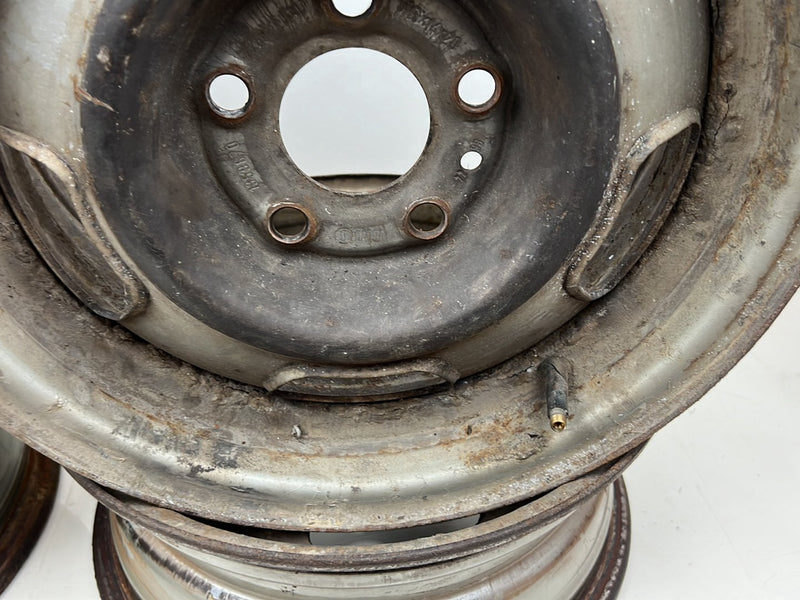 1975-1980 Volvo 244 240 14" Steel Wheel Rim Set of 4 5.5Jx14x20 OEM #5404EM