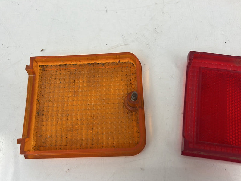 1985-1988 Suzuki Samurai Rear Right & Left Tail Light Lens Set OEM #6727EM