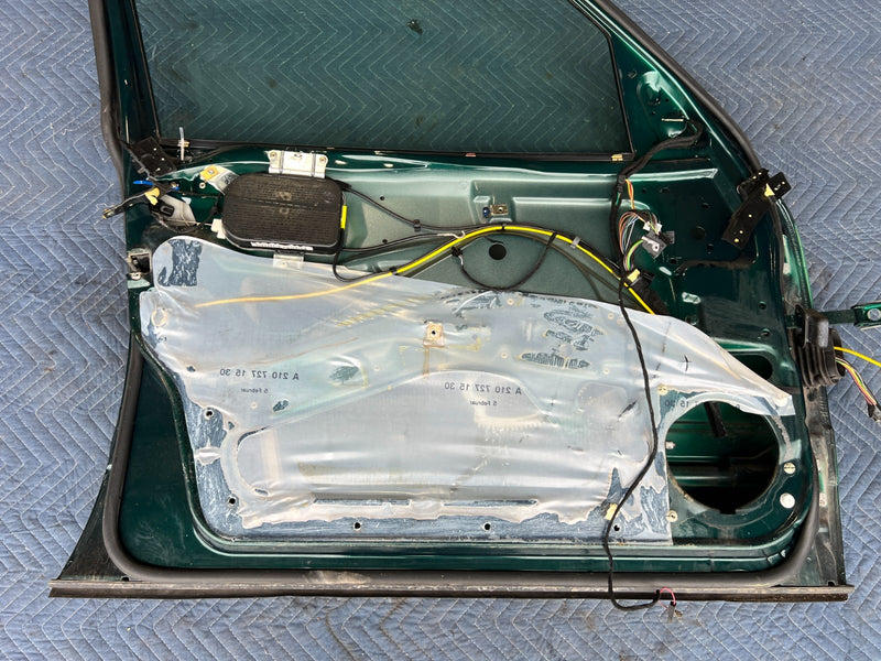 1998-2003 Mercedes W210 E320 Front Driver Left Door Assembly Green OEM #4730EM