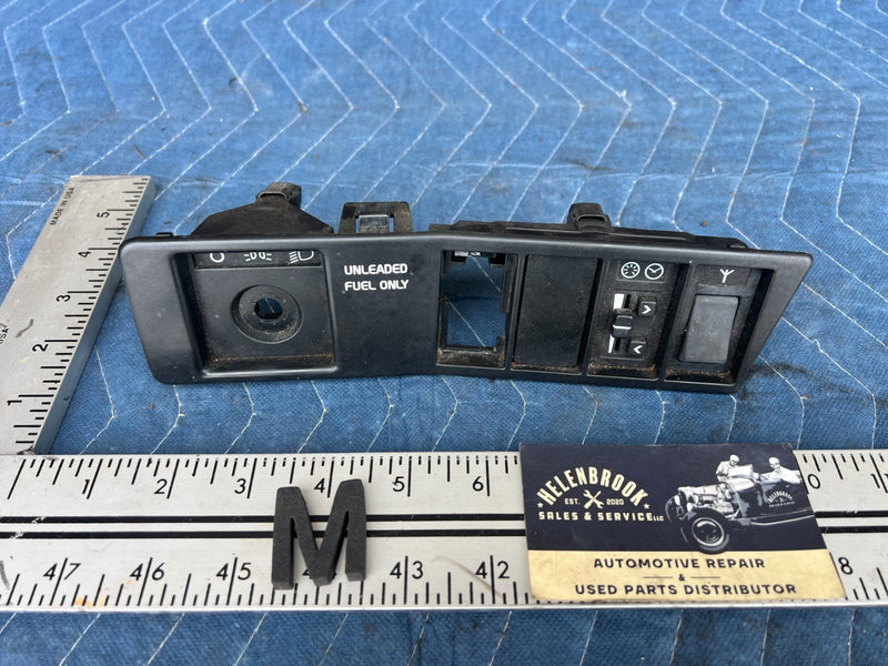 1989-1995 Volvo 740 940 Dash Headlight Fog Dimmer Switch Bezel Trim OEM #3781EM