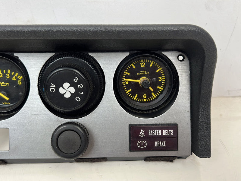 1983-1985 Porsche 944 Center Console Gauge Cluster HVAC Climate Clock OEM #5544EM
