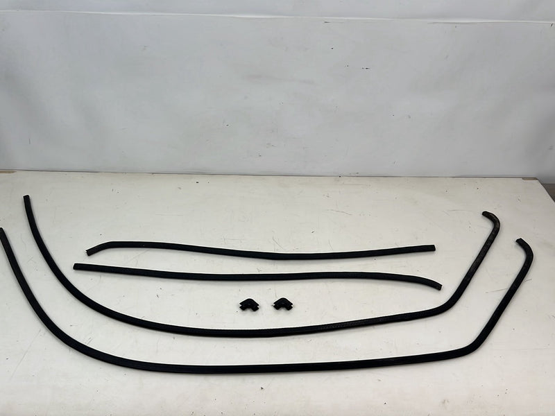 1983-1985 Porsche 944 Front Door to Carpet Seam Seal Trim Set OEM #5695EM