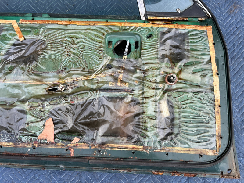 1967-1974 Volvo 140 142 Coupe Front Driver Left Door Panel Green OEM #4857EM